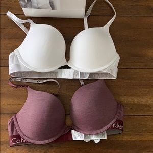 Calvin Klein bras- two pack. size 34B